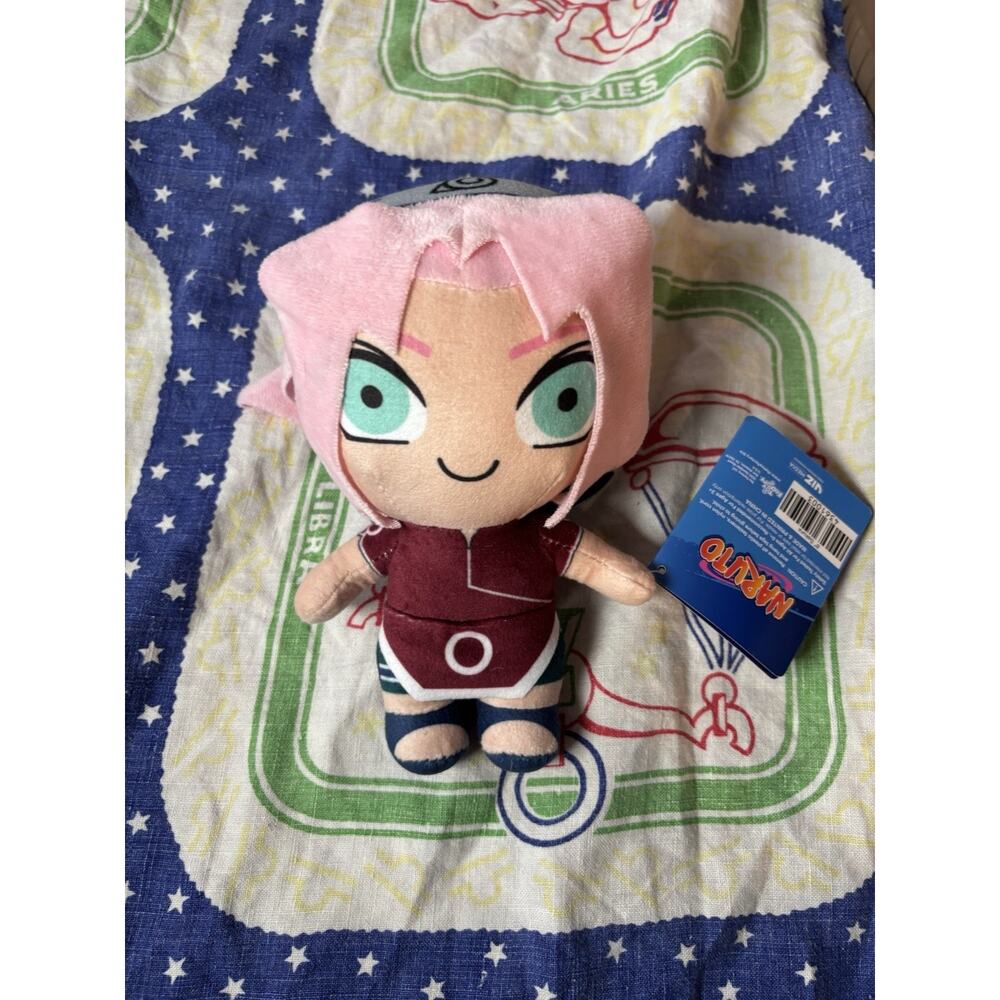 Naruto Sakura Haruno 7" Stuffed Animal Plush Toy Doll Anime New Licensed